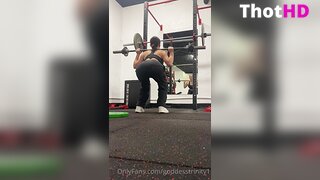Goddess Trinity Gym Ass Clip