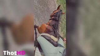 Leah Mifsud Outdoor Riding NSFW
