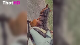 Leah Mifsud Outdoor Riding NSFW