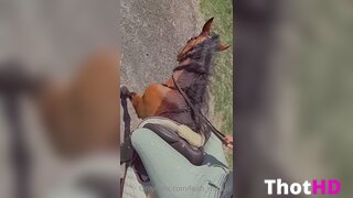 Leah Mifsud Outdoor Riding NSFW