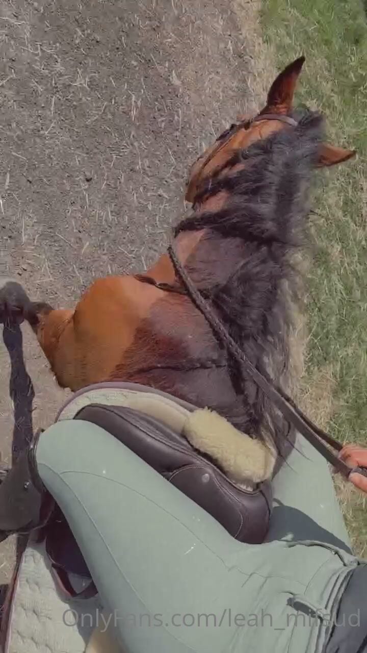 Leah Mifsud Outdoor Riding NSFW