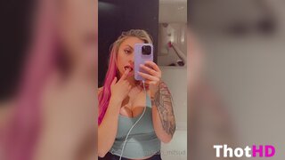Leah Mifsud Big Cleavage Video