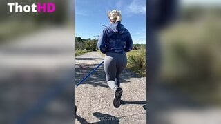 Leah Mifsud Outdoor Ass Video