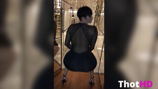 Zahra Elise Dress From Behind OF