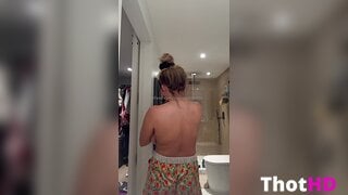 Sophie Chanel Bathroom Cleavage OF