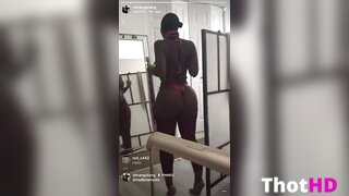 Bria Myles Ass Gym Clip
