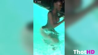 Bria Myles Pool Nude Leaked