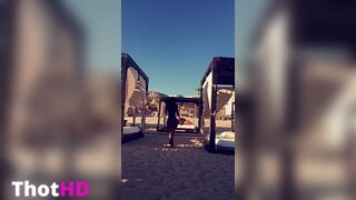 Bria Myles Outdoor Ass Clip