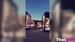 Bria Myles Outdoor Ass Clip