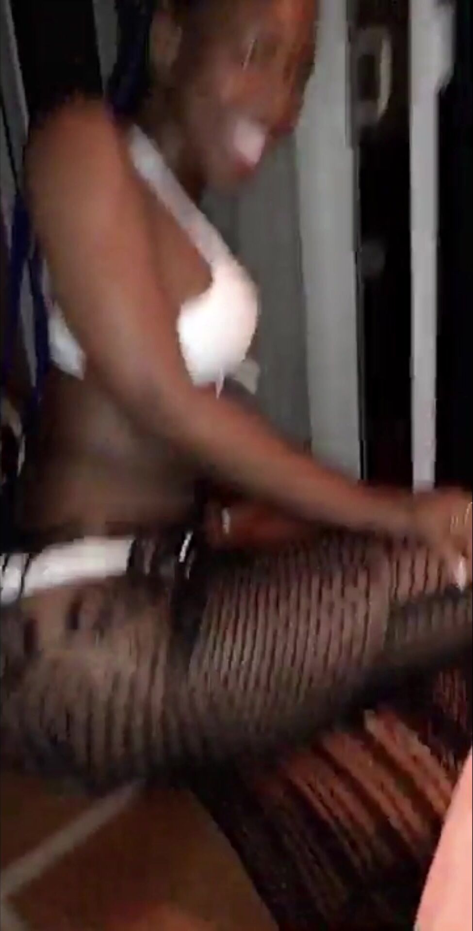 Bria Myles Fishnet Pantyhose OF