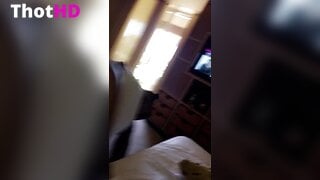 Bria Myles From Behind Towel NSFW