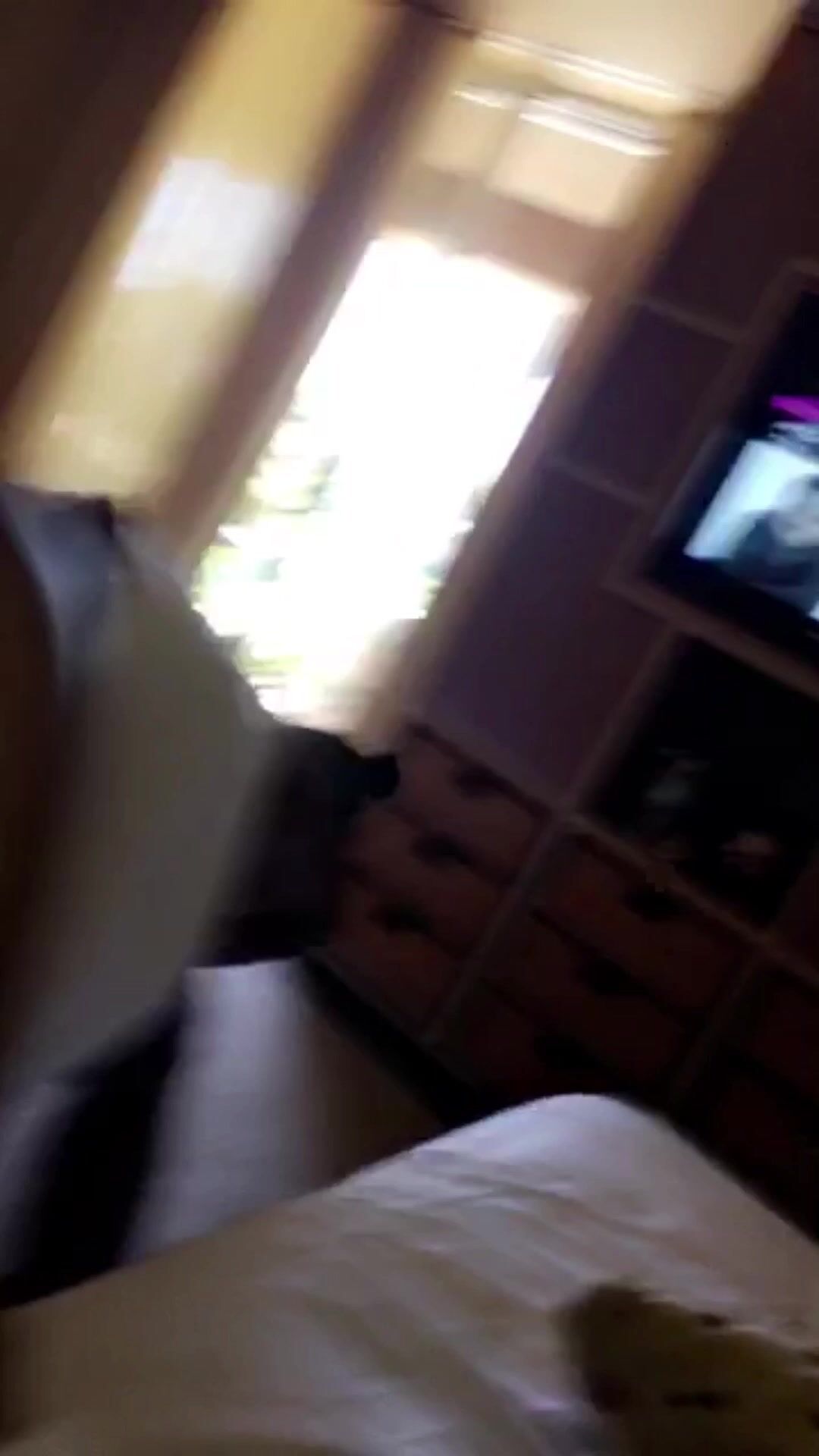 Bria Myles From Behind Towel NSFW