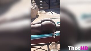 Bria Myles Outdoor Pantyhose XXX