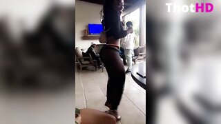 Bria Myles Gym Tail Clip