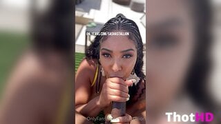 Sasha Stallion Close-Up Pubic Hair Video