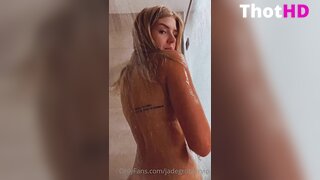 Jade Grobler Nude Showering Video