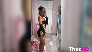 Thebitesizedbitch Ass In Short Dress OF