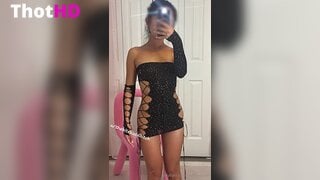 Thebitesizedbitch Ass In Short Dress OF