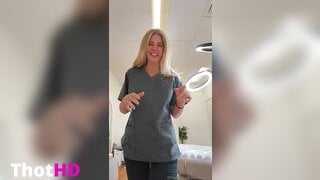 Jade Grobler Braless Underboob