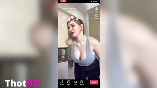 Zoie Burgher Cleavage and Big Tits Video