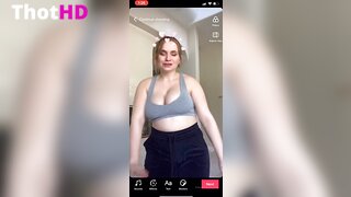Zoie Burgher Cleavage and Big Tits Video