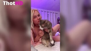 Zoie Burgher Big Tits Nip Slip OF