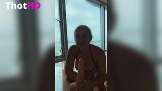 Zoie Burgher Ass Strap-On NSFW