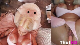 Zoie Burgher Pubic Hair Panties Aside Clip