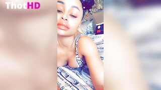 Blac Chyna Tongue Out Downblouse Leaked