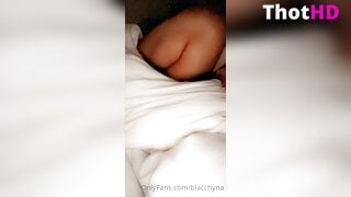 Blac Chyna Close-Up on Bed Clip