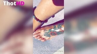 Blac Chyna Feet Close-Up Clip
