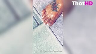 Blac Chyna Feet Close-Up Clip