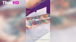 Blac Chyna Feet Close-Up Clip