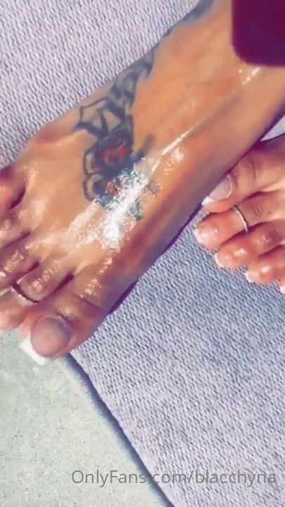 Blac Chyna Feet Close-Up Clip