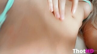 Frances Bentley Nipple Piercing Close-Up Clip