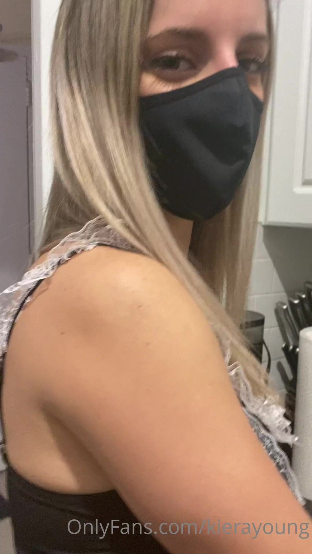 Kiera Young Nipple Piercing Bathroom XXX