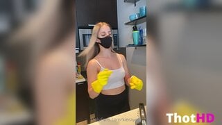 Nude Kiera Young with Mouth Mask Leaked