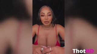 Persephanii Cleavage and Big Tits Video