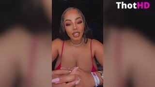 Persephanii Cleavage and Big Tits Video