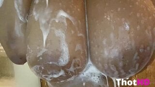 Persephanii Hanging Tits Close-Up Video