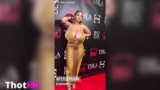 Stephanie Nelson Cleavage and Huge Tits Clip