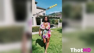 Stephanie Nelson Outdoor Cleavage