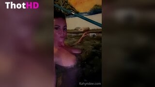Rahyndee James Nude Bathing OnlyFans