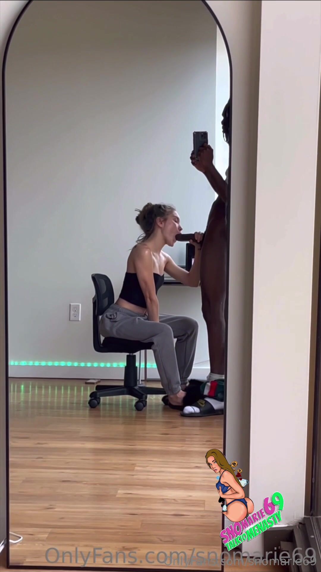 Snomarie69 Blowjob and BG Sex Video