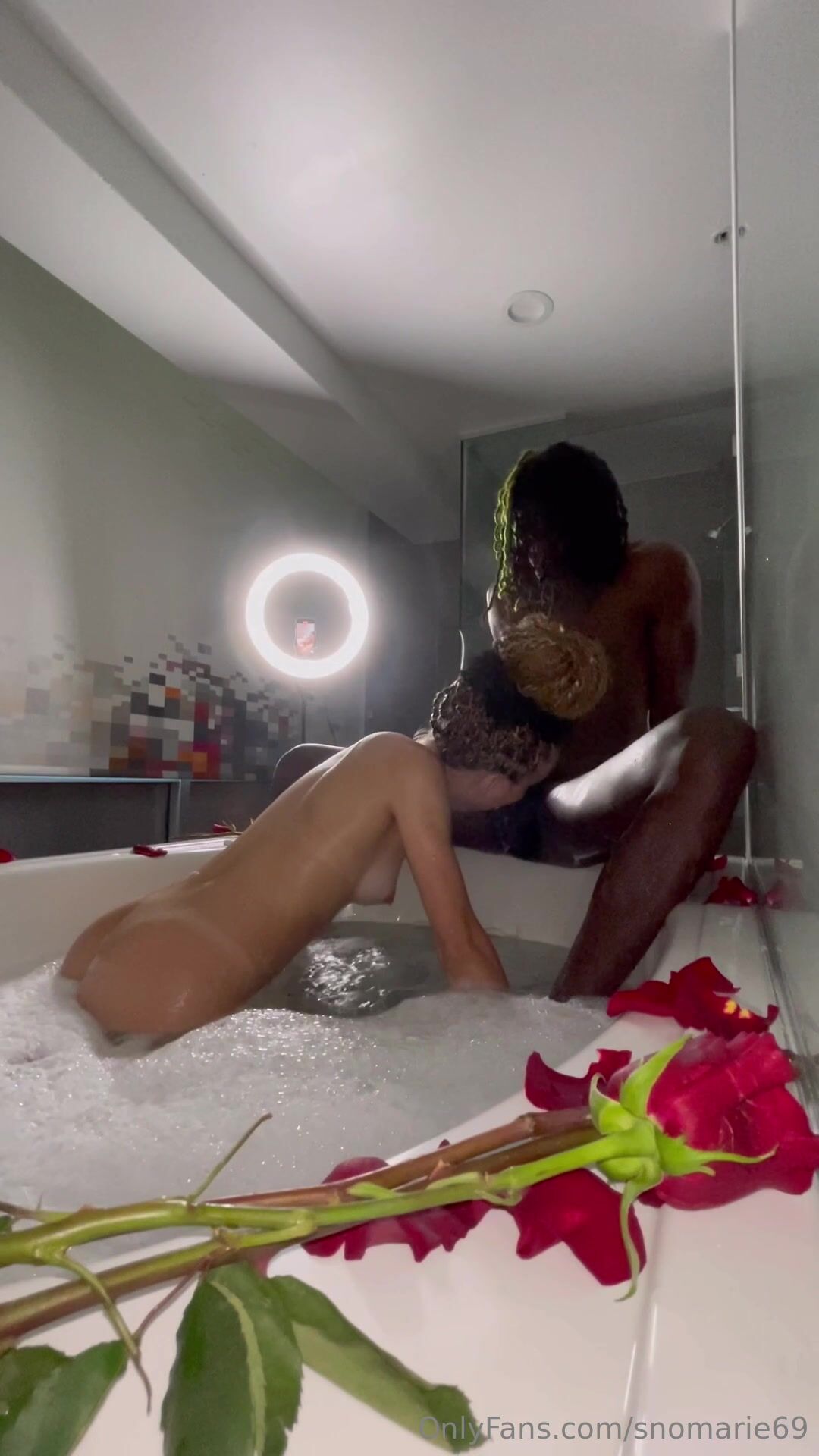 Snomarie69 Nude Bathtub Video