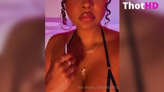Tazsangels Bikini Cleavage NSFW