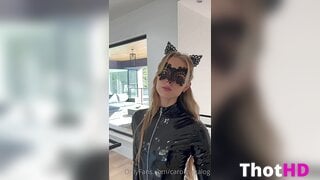 Caroline Zalog Blindfold and Cat Ears Clip