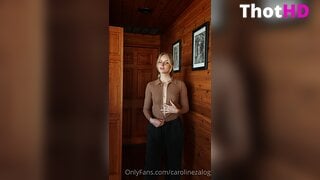 Caroline Zalog From Behind Video