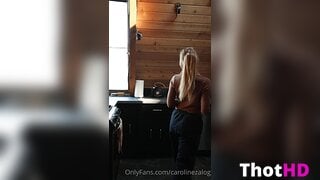 Caroline Zalog From Behind Video