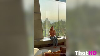 Caroline Zalog Topless Bathtub OF